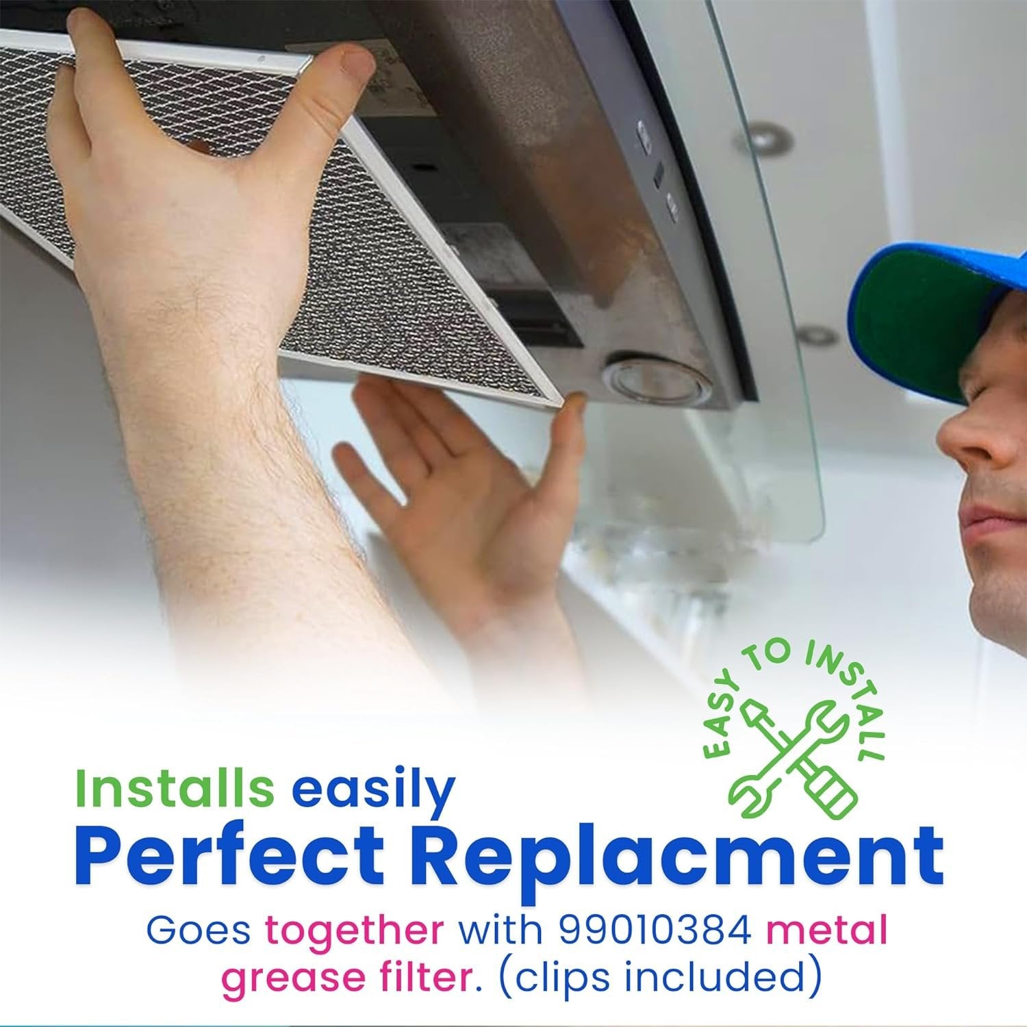 Range Hood Charcoal Filter for 10.81” x 13.31” BPSF30 99010308 Broan Range Hood Filter Replacement - Carbon Ductless Exhaust Hood Filter - Filters and Freshens the Kitchen Air Over the Oven