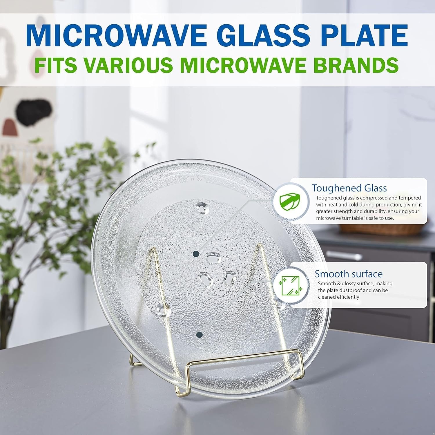 GE WB48X21336 Microwave Glass Tray 27cm