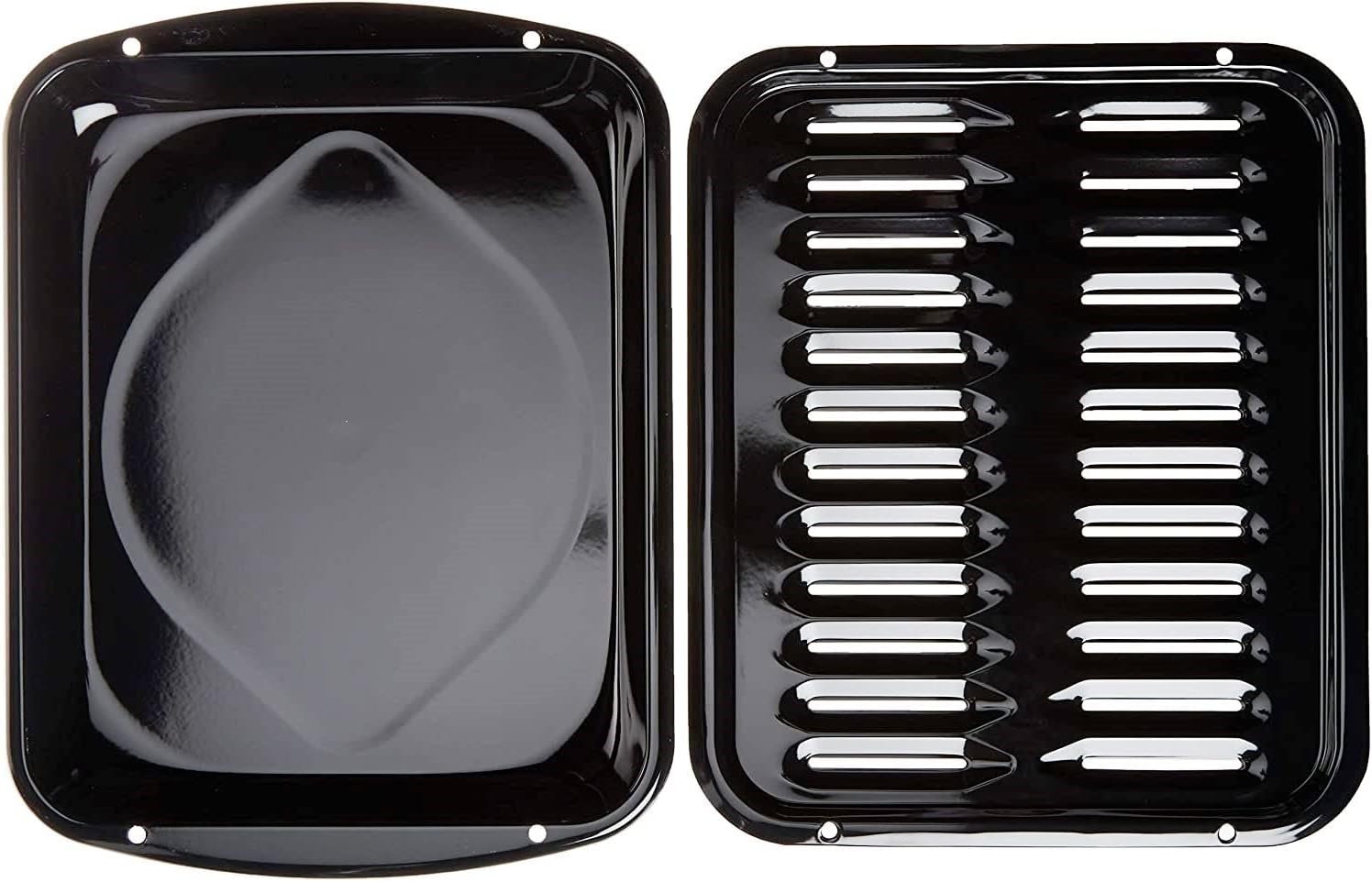 Replacement for Whirlpool 4396923 Broiler Pan and Rack set 17 x 13 Inch